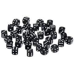 Pegasus Spiele 23600106 - 12mm-W�rfel, Opaque: Schwarz, 36er-Set in Acrylbox