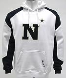 Navy Midshipmen White Challenger Hooded Sweatshirt