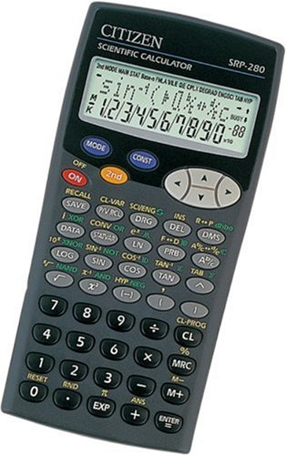 Cover image : シチズン 関数電卓(10桁表示) SRP280Q