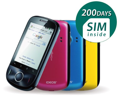 日本通信 IDEOS 200日パッケージ by b-mobile BM-IDEOS-200D