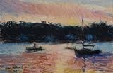 Mystic River Sunset