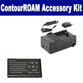 Contour ContourROAM Camcorder Accessory Kit includes: SDCT3650 Battery, SDM-1553 Charger