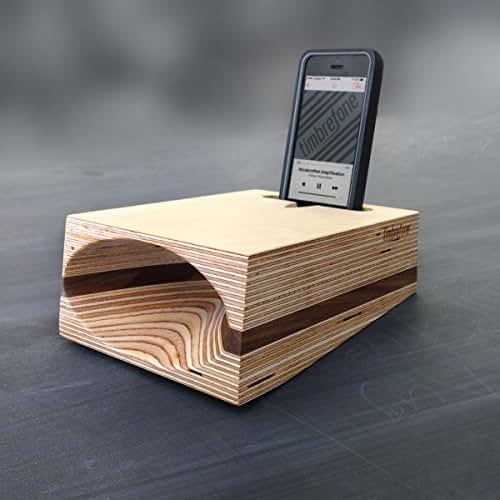 Timbrefone Strata Walnut iPhone Passive Speaker Handmade