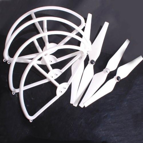 XINTE 2Pairs 9" Self-Tightening CW CCW Propeller Pros + 4pcs Blades Guard Protector for DJI Phantom Version 2 1