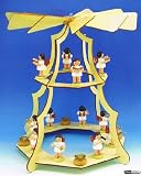 Weihnachtspyramiden 2-stöckige Pyramide - Engel - 49 cm