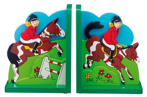 Childrens Toyshop  Toys : Fair Trade Wooden Bookends - Gymkhana