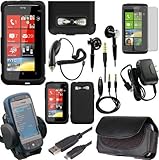 Magbay Accessories Bundle Box (10in1) for HTC Trophy (Verizon) - Car Charge ....