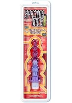 Doc Johnson Spectragels Beaded Anal Vibrator, Purple