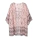 Sakya Women Printed Chiffon Shawl Kimono Cardigan Tops Cover up / Beach Dress