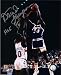 David Thompson Autographed/Hand Signed Nuggets 8x10 Photo with HOF 96 Inscription (NBA Shot Pose 6)