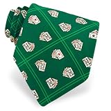 Poker Hand Plaid Tie by Tango - Max Raab - Green Silk