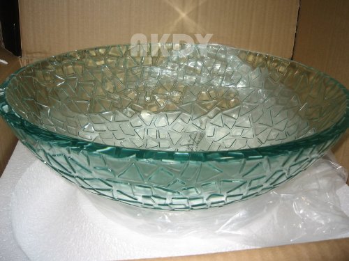 Akdy AZ6165 Bathroom Glass Vessel Sink basin & Pop up Drain 513gnIp%2B%2BBL Akdy AZ6165 Bathroom Glass Vessel Sink basin & Pop up Drain