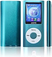 Lonve Blue 16GB MP4/MP3 Player Music 1.81'' Screen MP4 Music/Audio/Media Player with FM Radio