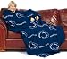 Penn State Nittany Lions Adult Comfy Throw Blanket with Sleeves