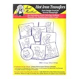 Aunt Marthas iron on transfers envelope for embroidery fabric painting quilting wearable art needlepoint & other crafts cross stitch kitten 3502 - B001GIEU8S