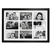 Malden Linear Wood Matted 4x6 Collage Black Picture Frame