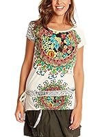 Desigual Camiseta Manga Corta (Crudo)