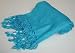 Pashmina Scarf Shawl Wrap Throw Turquoise