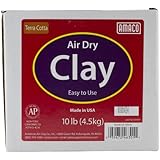 AMACO Air Dry Modeling Clay, 10-Pound, Terra Cotta
