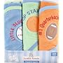 3 Pack Embroidered Sayings Hooded Towels  Green