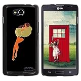 All Phone Most Case / Hard PC Metal piece Shell Slim Cover Protective Case for LG OPTIMUS L90 / D415 Woman Pillow Fashion Dream Outfit Drawing