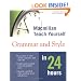 Alpha Teach Yourself Grammar and Style in 24 Hours