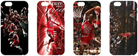 4pcs Super Star Michael Jordan Hard Back Cover Skin Case for Apple Iphone 6 Plus 5.5inch-p6l0614