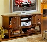 Dark Cherry Finish TV Console