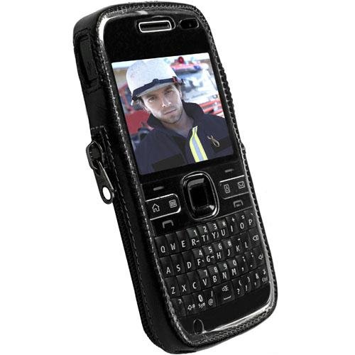 Krusell 89451 Classic Leather Case with Spring Clip for Nokia