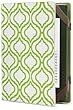 Punchcase Hansen Kindle Cover 'Trellis' White and Lime  (fits Kindle Paperwhite, Kindle and Kindle Touch)