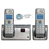 GE 28223EE3 Dect 6.0 Advanced Cordless Phone with Google Free Directory Assistance Goog-411, CID, ITAD, and 3 Handsets