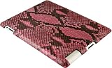100% Genuine Python Snake Leather iPad 2 Case - Pink