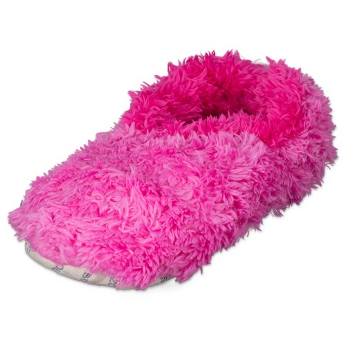 Snoozies Dip Died OMG Fur Plush Fleece Lined Womens Footies