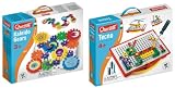 Quercetti Georello Kaleido Gears (55 pieces) and Quercetti Tecno Building Toy for boys and girls - Set of 2