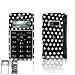 LG EnV2 VX9100 Cell Phone Black/White Polka Dot Design Protective Case Faceplate Cover