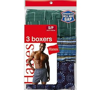 Hanes Big Mens Dark Ground Printed Boxer 3 Pack Assorted Prints XX-Large