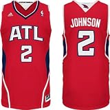 NBA Men's Atlanta Hawks Joe Johnson Revolution 30 Alternate Swingman Jersey (Red, XX-Large)