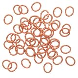 Bright Copper Oval Jump Rings 4 X 5mm 20 Gauge (50)