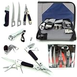 Fishing Tackle Tool Set Knives and Pliers Fisherman
