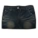 Miniskirts - Jessie G. Women's Distressed Crinkle Denim Mini Skirt -8