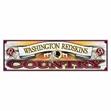 NFL Washington Redskins 9-by-30 Wood Sign