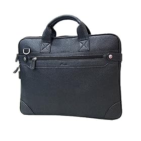 Toshiba NB100 Netbook Black Metro Faux Leather Slim Case w/Detachable Shoulder Strap