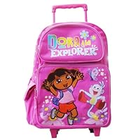 Dora the Explorer Large Rolling Backpack