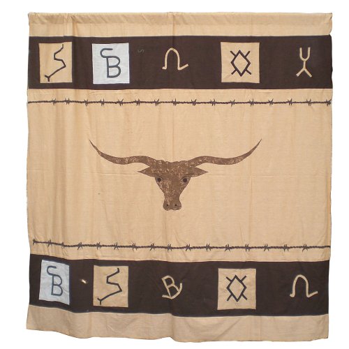 Patch Magic 72-Inch by 72-Inch Brand Cz Shower Curtain