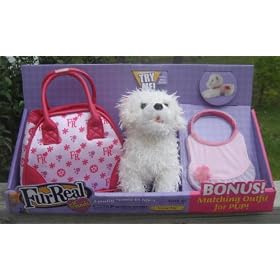 Furreal Friends Teacup Maltese with Bonus Matching Outfit for Pup by 