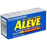 Pain Reliever Products item: Aleve All Day Strong Pain Reliever/Fever Reducer Gelcaps, 80-Count Bottles (Pack of 2)
