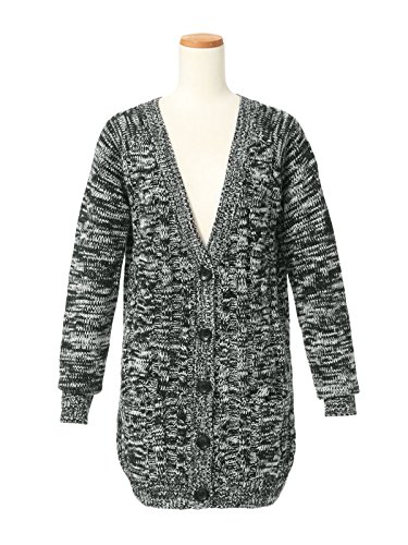 (ユメテンボウ)夢展望 ケーブルニットカーディガン