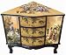 Best Quality Low Price Japanese Style Décor Accent Accessory - 24" Enchanted Ladies Asian Design Corner Cabinet