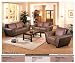 New 3pcs Leather Sofa Set, Item#cm6658-ca-chocolate
