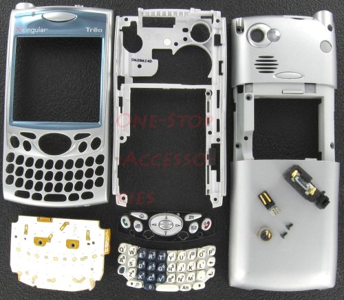 Cingular AT&T GSM Palm Treo 650 Full Housing with Keypads keyboard Speaker Mic
